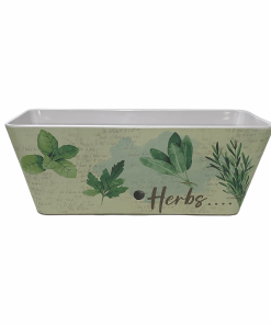 16" Herbs Rectangular Self-Watering Bamboo Planter
