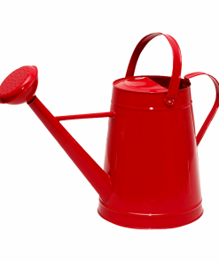 2.1 gal Red Metal Watering Can