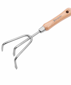 Stainless Steel Cultivator with Bamboo Handle
